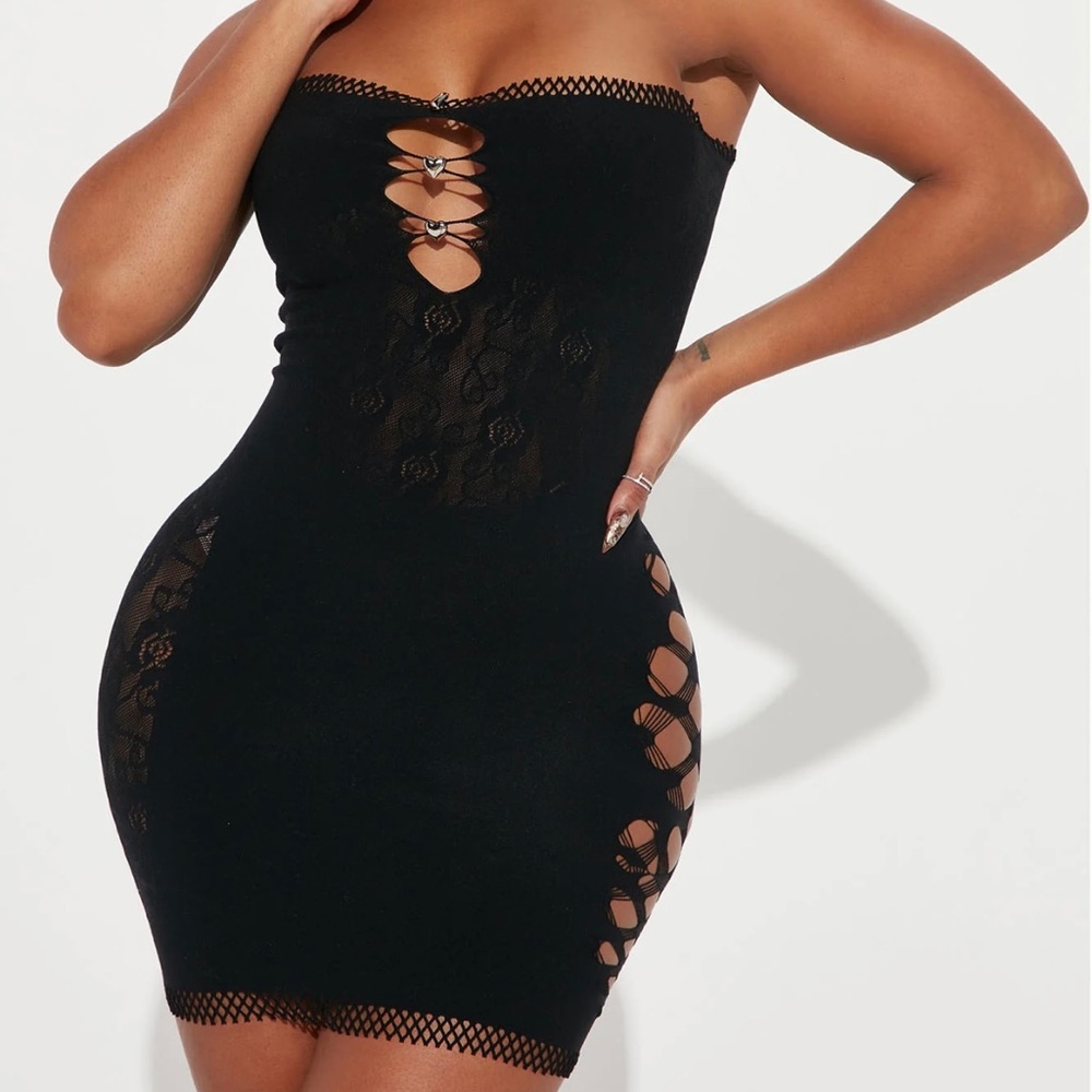 Sexy black dress